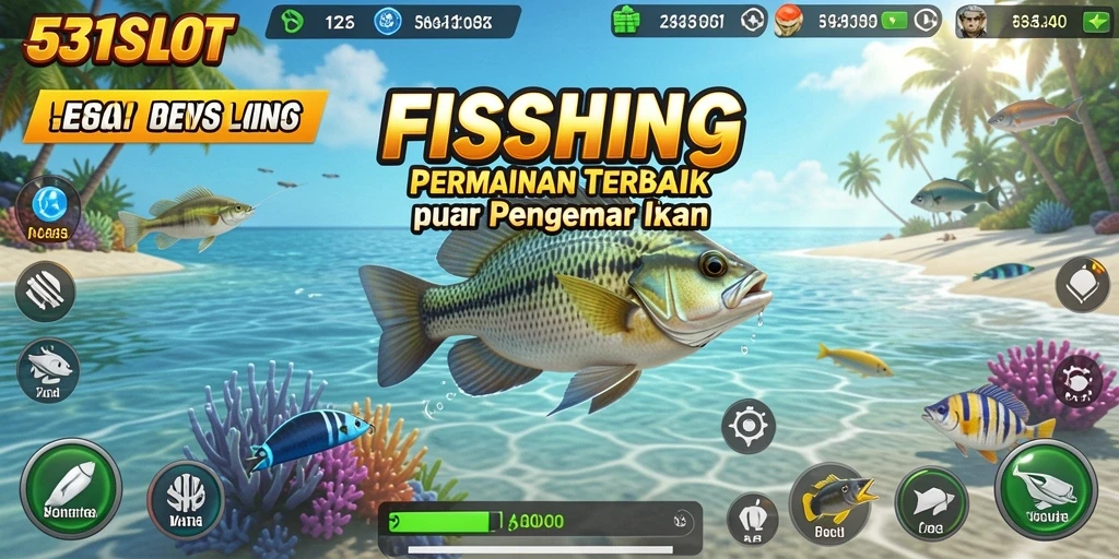 Gameplay menarik saat menangkap ikan di 531SLOT.