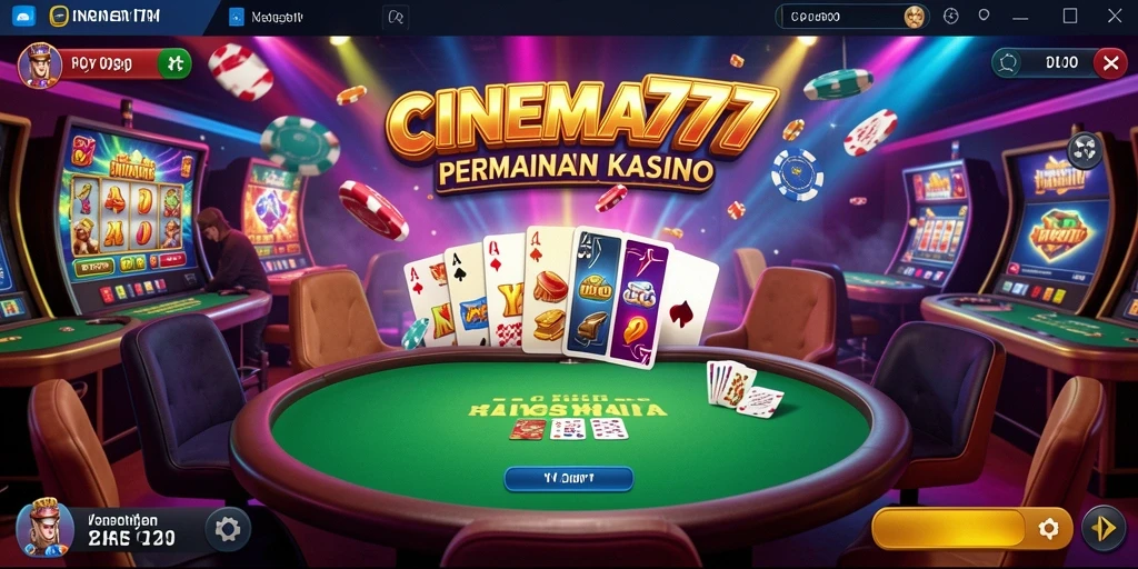 Tangkapan layar dari permainan Kasino yang menarik di CINEMA777.