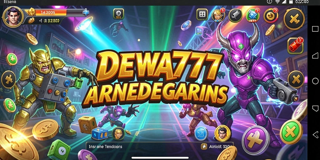 Screenshot DEWA777 menunjukkan aksi gameplay seru dan cepat.