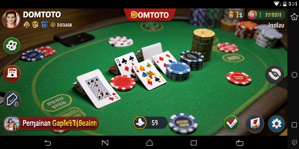 Tampilan gameplay yang seru dan interaktif di DOMTOTO.