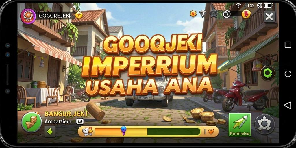Tampilan gameplay menarik dari GOGOREJEKI yang menantang.