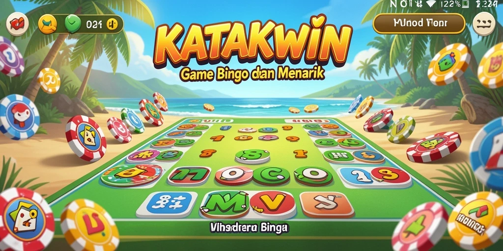 Tampilan gameplay Bingo KATAKWIN yang menarik dan seru.