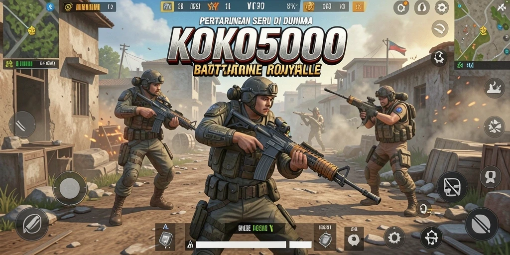 Gameplay seru dan mendebarkan dalam KOKO5000.